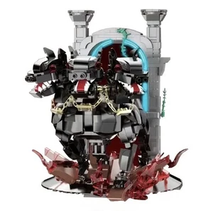 Cerberus Hellhound Block Set - Dark Fantasy Beast of the Underworld - Imagen 1 de 9