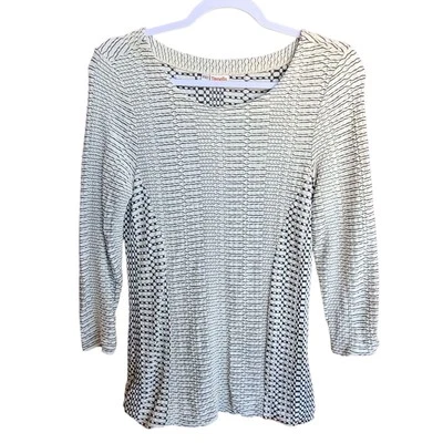 Tianello "Reka" Knit Jacquard L.S. "Koi" Tunic  Tianello Tunic Top PXS - Imagem 1 de 4