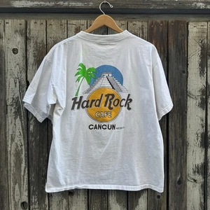 Camiseta De Colección Años 90 Hard Rock Café Cancún Chichén Itzá Maya México XL - Imagen 1 de 7