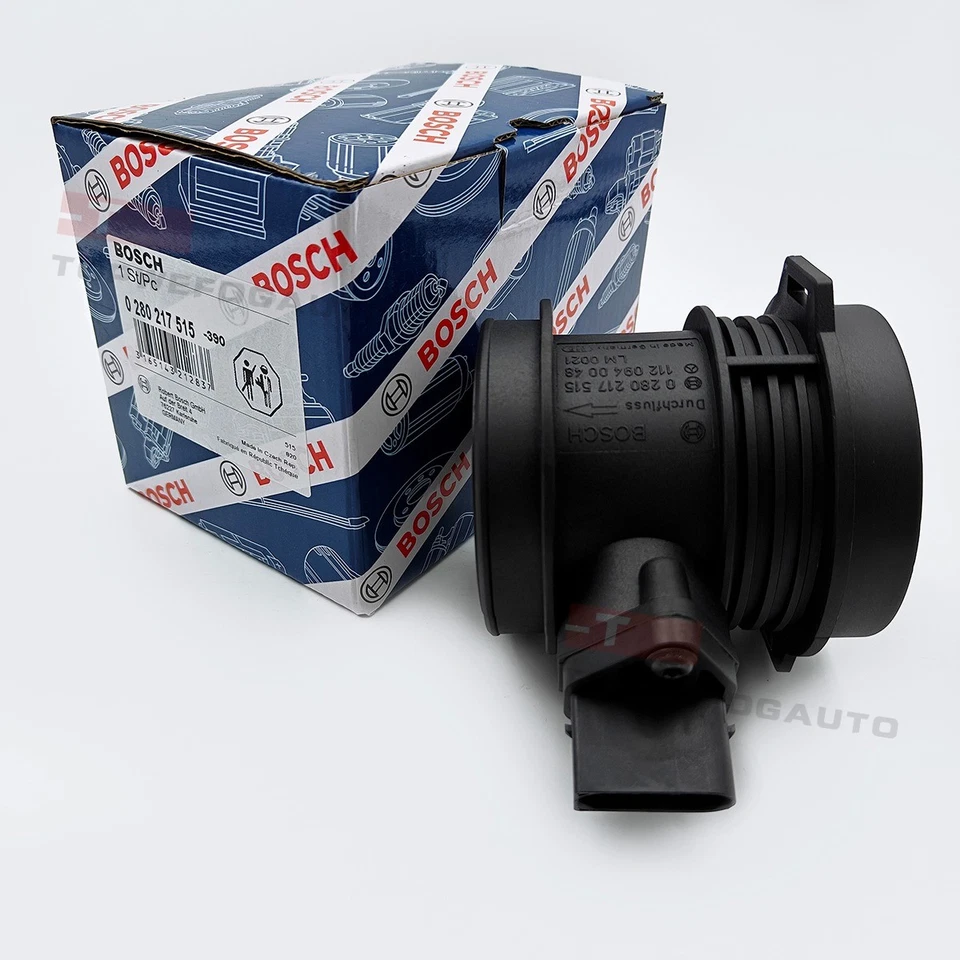 0280217515 Mass Air Flow Sensor MAF Bosch Mercedes C240 C280 E320 ML350 SLK320 Foto 1 de 4