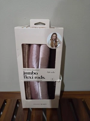 Varillas flexibles Kitsch envueltas en satén en rosa y marrón Foto 1 de 4