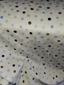 Lotes Dots Blue Cuddle® Minky Tela BT yarda X 58 pulgadas Shannon - Imagen 1 de 1