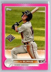 2022 Topps Pro Debut - Fuchsia #PD-199 Collin Burns /199 (RC) - Picture 1 of 2