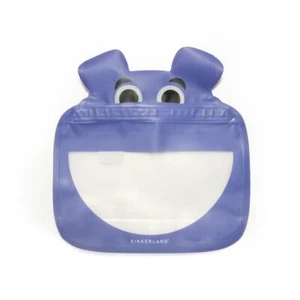 Kikkerland Hippo Bolsas con Cremallera Reutilizables Almacenamiento de Alimentos/Snacks Bolsas - Juego de 3 - Imagen 1 de 2