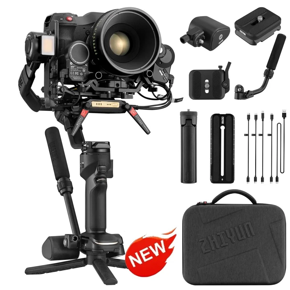 ZHIYUN CRANE 4 3-Axis handheld Gimbal Stabilizer for DSLR Mirrorless Camera Sony - Image 1 of 4