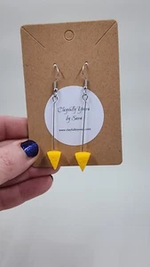 Cheese Wedge Ohrhänger - Green Bay Packers - Cheesehead - Love - Football - Bild 1 von 7