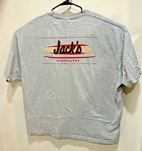 Jacks Surfboards Mens Gray T Shirt Jacks Surfboards Size 4XL - Picture 1 of 5
