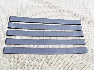 Large Office Industrial Rubber Bands Black 9" Flat 5/8's" Wide .063" Wall 5-Pack - Picture 1 of 7