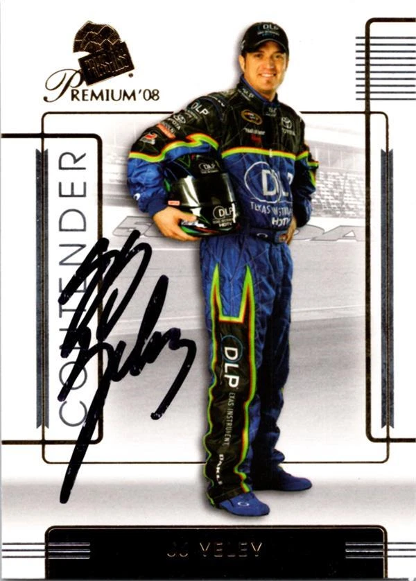J.J Yeley signed Trading Card (Auto Racing, NASCAR) 2008 Press Pass Premium #35 - Image 1 of 1