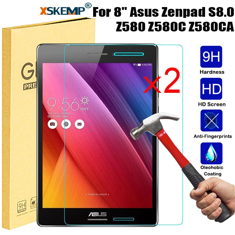 For  Asus Zenpad S 8.0 Z580 Z580C Z580 Premium Tempered Glass Screen Protector - Image 1 of 4