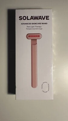 NUEVO {sellado} Varita de terapia de luz LED roja Solawave 4 en 1 color ORO ROSA Foto 1 de 2