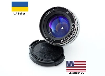 Vintage Arsenal Jupiter 8M Lens (Kiev, Contax RF camera) 1963 soviet Sonnar 2/50 - Image 1 of 4