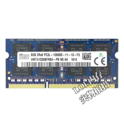 SK Hynix 8GB SO-DIMM DDR3 1600 PC3L-12800S Laptop Memory RAM HMT41GS6BFR8A-PB - Image 1 of 2