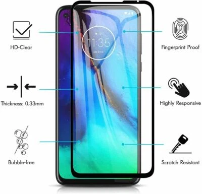 For Motorola Moto G Power 5G 2025 Full Cover Tempered Glass Screen Protector - Image 1 of 4