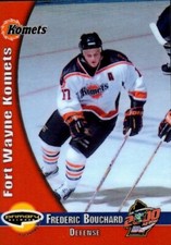 Frederic Bouchard 1999-00 UHL All-Stars Western Conference Fort Wayne Komets