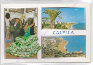 Postcard Embroidered Bordada Calella Multiviews - Picture 1 of 2