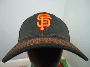 New Era 39Thirty - San Francisco Giants - Black/Gray Fitted Baseball Cap Sz M/L - Picture 1 of 7
