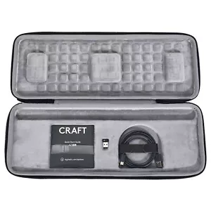 For Logitech Craft Travel wireless Keyboard Storage Bag Carrying Folio Case - Picture 1 of 9