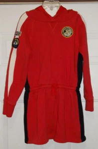 Ralph Lauren Girl's Red Hooded Sweatshirt Dress Yosemite Expedition 2014 Sz 6x - Picture 1 of 9