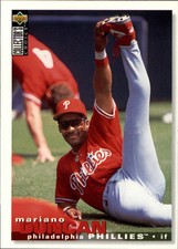 1995 Collector's Choice Philadelphia Phillies Baseball Card #361 Mariano Duncan