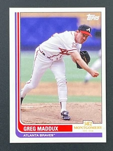 Greg Maddux 2022 Topps 582 Montgomery Set #3 Card #2 Atlanta Braves HOF - Bild 1 von 2