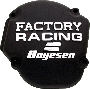 Boyesen SC-02AB - Factory Ignition Cover + Gasket, Black Honda CR250R 2002-2007 - Image 1 of 1