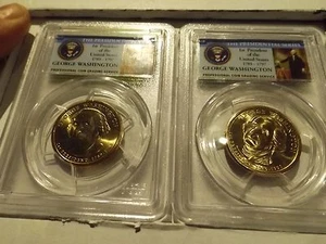 2007-P $1 George Washington First Day of Issue Presidential Dollar - Picture 1 of 5