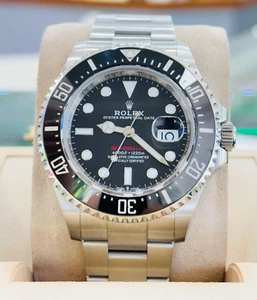 Rolex Sea-Dweller Red 126600 43mm Black Ceramic Bezel Watch Box & Papers - Picture 1 of 9