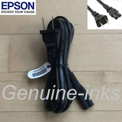Cable de alimentación de CA original OEM Epson para WF 2750 2760 3520 3540 3620 3640 7510 7520 Foto 1 de 2
