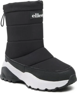 ELLESSE Mujer Negro Alto Invierno Nieve Botines PVP £90 - Imagen 1 de 4