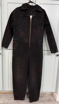 Ted Baker джинсовой ткани Aleya комбинезон черный новый с Ярлыками размер 3/большой - Изображение 1 из 4