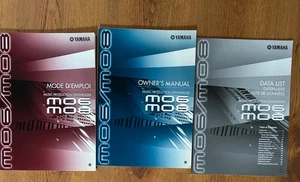 Yamaha MO6/MO8 Synthesizer Keyboard English & French Owner's Manual & Data List - Picture 1 of 1