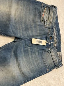 DIESEL ZATINY W30 L34 DENIM $228 - Imagen 1 de 5