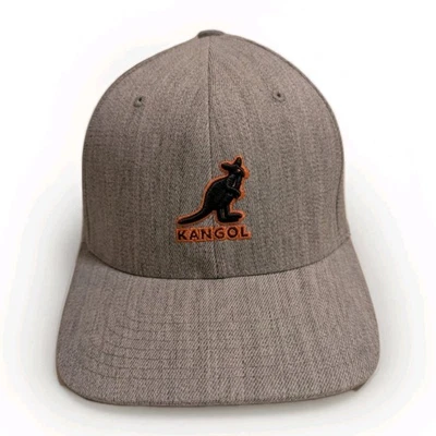 Chapéu de beisebol KANGOL 100% autêntico 3D cinza flexfit - 5128BC - Imagem 1 de 4