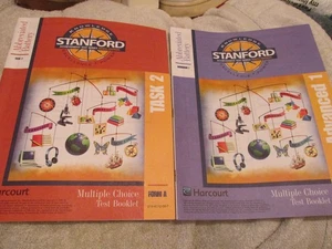 Stanford Achievement Test Booklet Lot NEW Harcourt Brace Task 2 Advanced 1 Forms - Picture 1 of 3