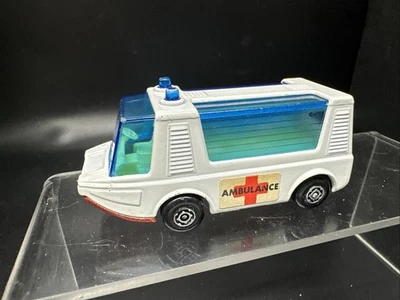 Ambulancia Matchbox Stretcha Fetcha #46 Superfast 1971 coche 1:64 Lesney Inglaterra Foto 1 de 4