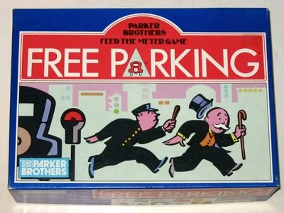 Vintage 1988 Parker Brothers FREE PARKING Card Game! COMPLETE in Original Box! - Image 1 of 4