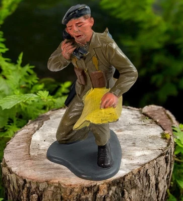 Figura DE COLECCIÓN MARX 6" GOLDMARX SEGUNDA GUERRA MUNDIAL SOLDADO CANADIENSE Ejército Militar Años 60 Foto 1 de 4