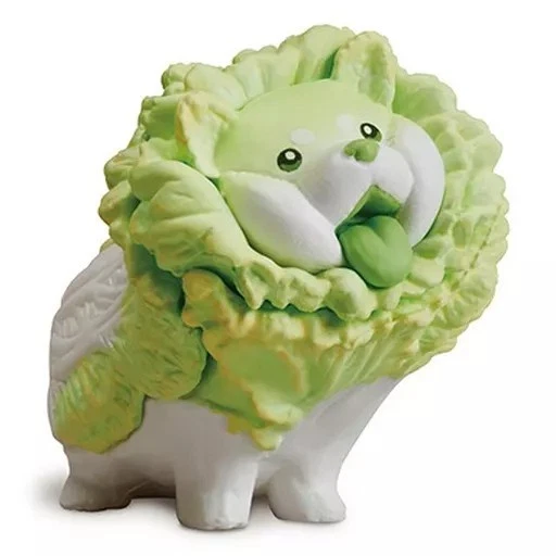 Mini figura de repollo chino recién pelado "Animal Attraction Vegetable Fairy - Imagen 1 de 1