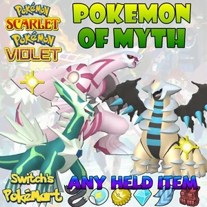 ✨ 6IV SHINY DIALGA + PALKIA + GIRATINA ✨ POKEMON SCARLET VIOLET EV TRAINED ✨ - Picture 1 of 1
