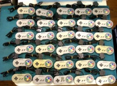 Nintendo Super Famicom SNES controllers Lot of 50 USED Fully Tested Works - Image 1 of 3