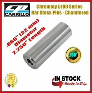 CP Chromoly 5100 Series Chamfered Stock Pins 0.866 x 2.250 x 0.150 Wall Set Of 6 - Foto 1 di 8