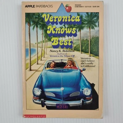 Veronica Knows Best by Nancy K Robinson Paperback Book Vintage 1987 - Image 1 of 4