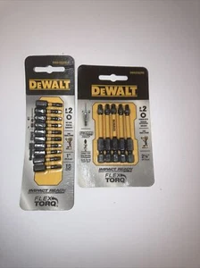 DeWalt Impact Ready Flex Torq 2 1/4 in. Power Bit 5 pc 10 pc 1” tips - Picture 1 of 2
