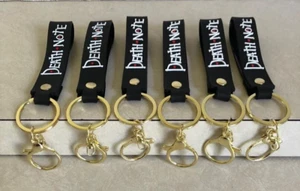 Lot of 6 The Nightmare Before Christmas DEATH NOTE silicone keychain - Picture 1 of 3