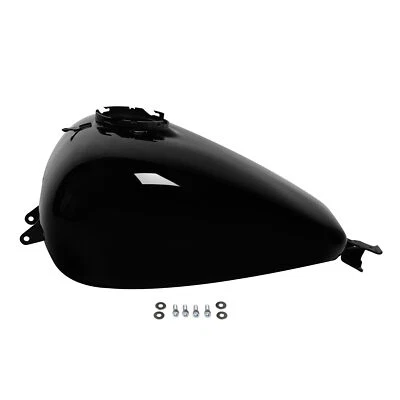 Vivid Black 6gal. Tanque de gasolina de galón apto para Harley Road Glide King 2008-2024 Foto 1 de 4