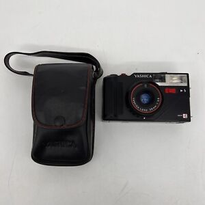 Yashica MF-3 35Mm Compact Film Camera With Case Tested  Working