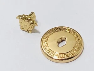 Versace VE 2243 Sunglasses Golden Replacement Front Lenses Icon Logo Genuine - Picture 1 of 8