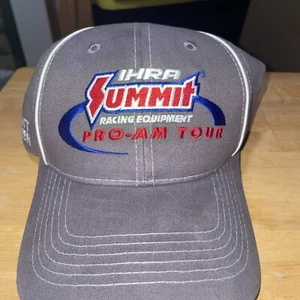 Summit Racing Equipment Hat Gray American Flag Pro-Am tour IHRA Event winner - Picture 1 of 9