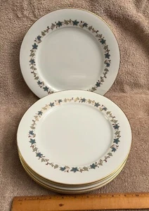 Vintage Noritake Japan - Goldvine Pattern - Six Dinner Plates - 10½" - Picture 1 of 2